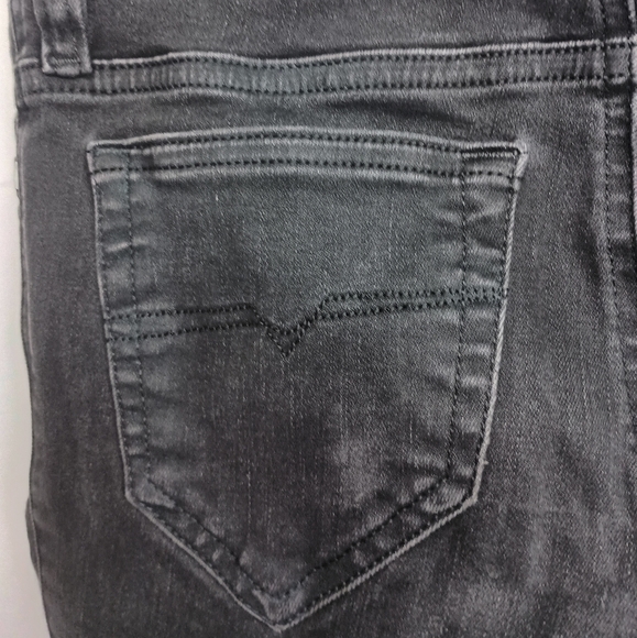 DIESEL Designer Casual Goth Black Skinny Jeans Modern Regular Fit (#1,415) - Picture 9 of 11